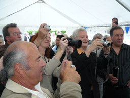 Les photographes de Carole Laure au Buisson le 14 juin 2008