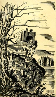Illustration de Maurice Albe pour la première édition de 'Tibal lo Garrèl' en 1958