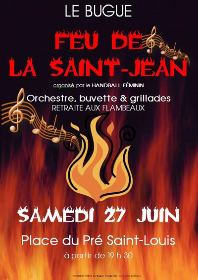 Feu de la Saint Jean 2015 Le Bugue