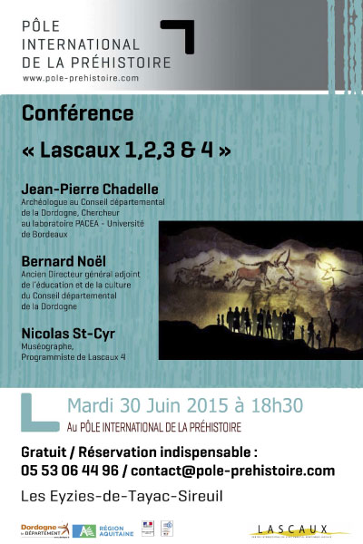 Conférence Lascaux 1, 2, 3 & 4